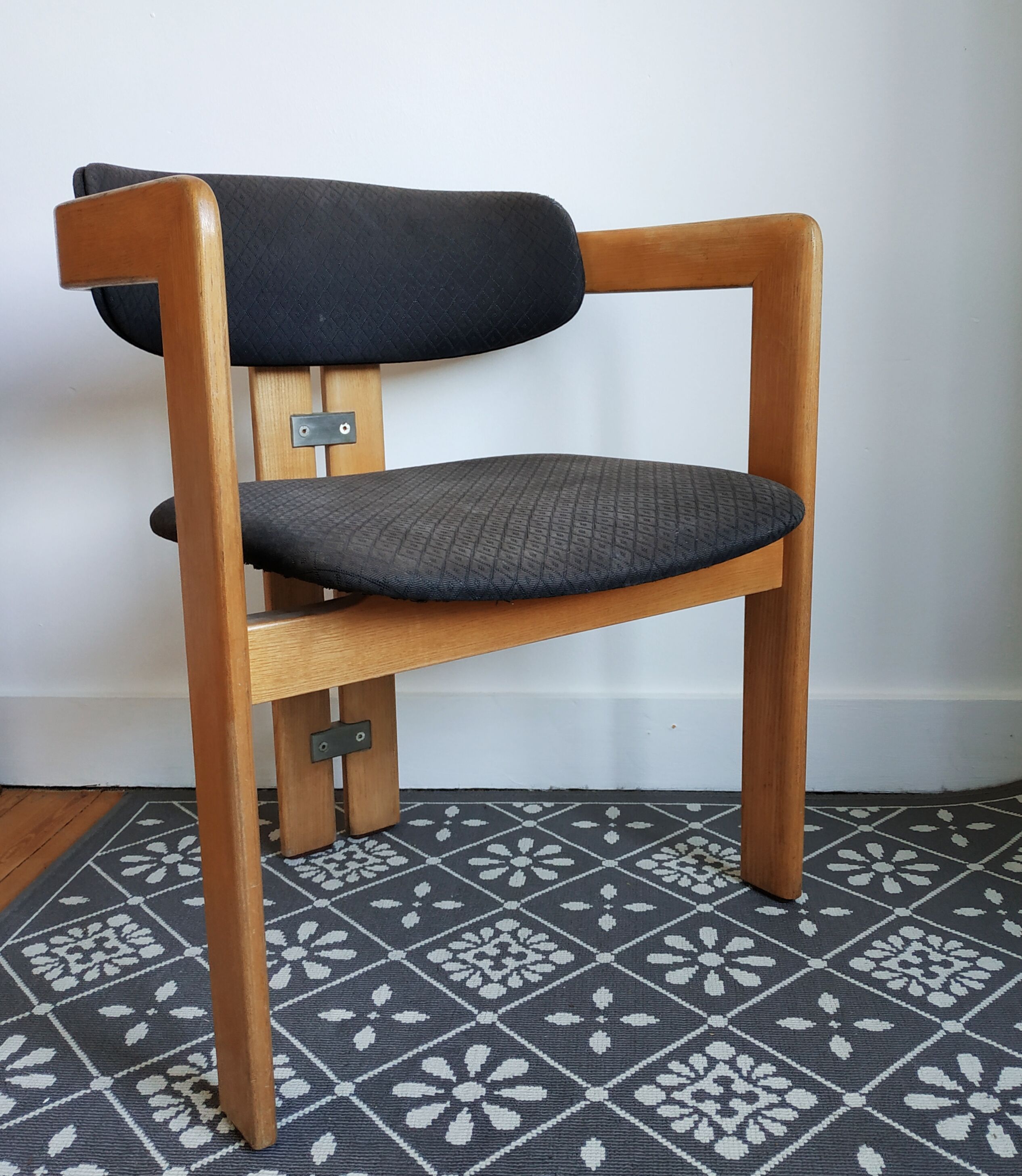Vintage Pamplona chair by Augusto Savini for Pozzi