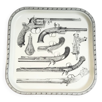 Metalen serveerschaal, Piero Fornasetti, Italy, 1960