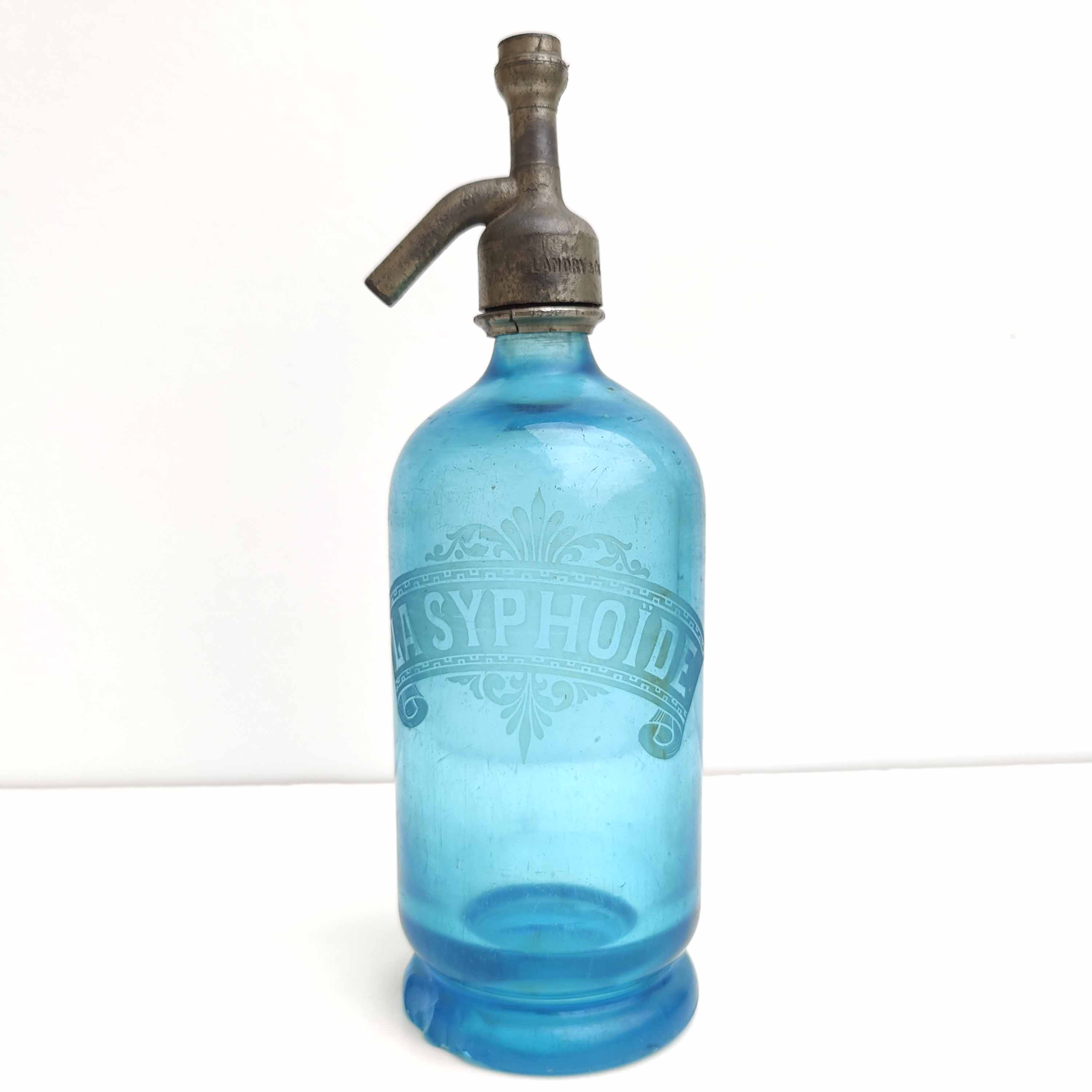 Siphon bistro vintage blue