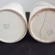 Pair of vases earthenware Keller Guérin Lunéville Periwinkle model