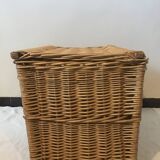 Wicker toy box
