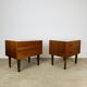 Pair of Scandinavian teak bedside tables, 1960s