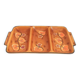 Poët Laval ceramic compartment dish 1960s