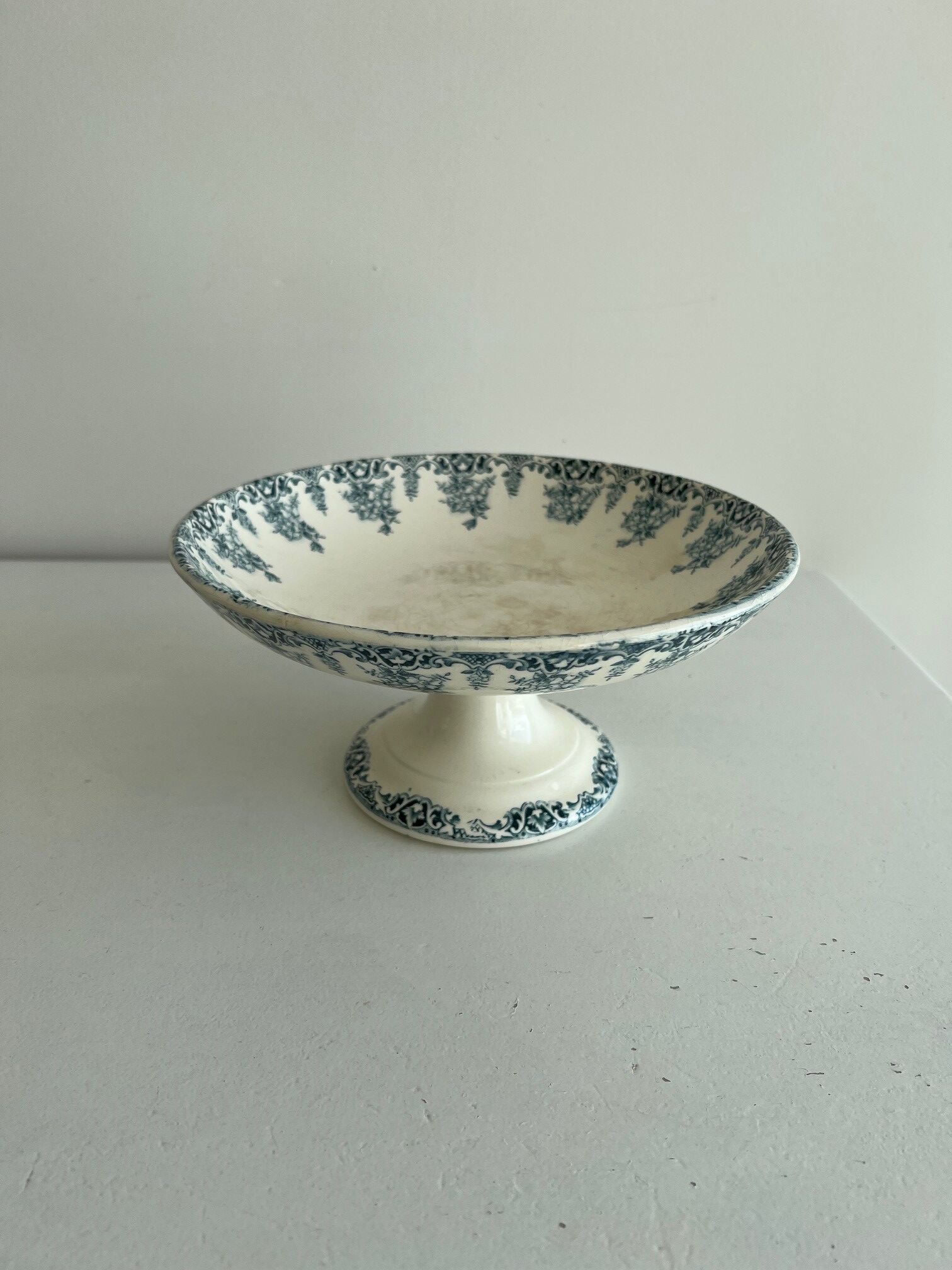 Compote plate Terre de Fer