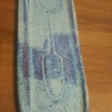 Blue ceramic spoon rest