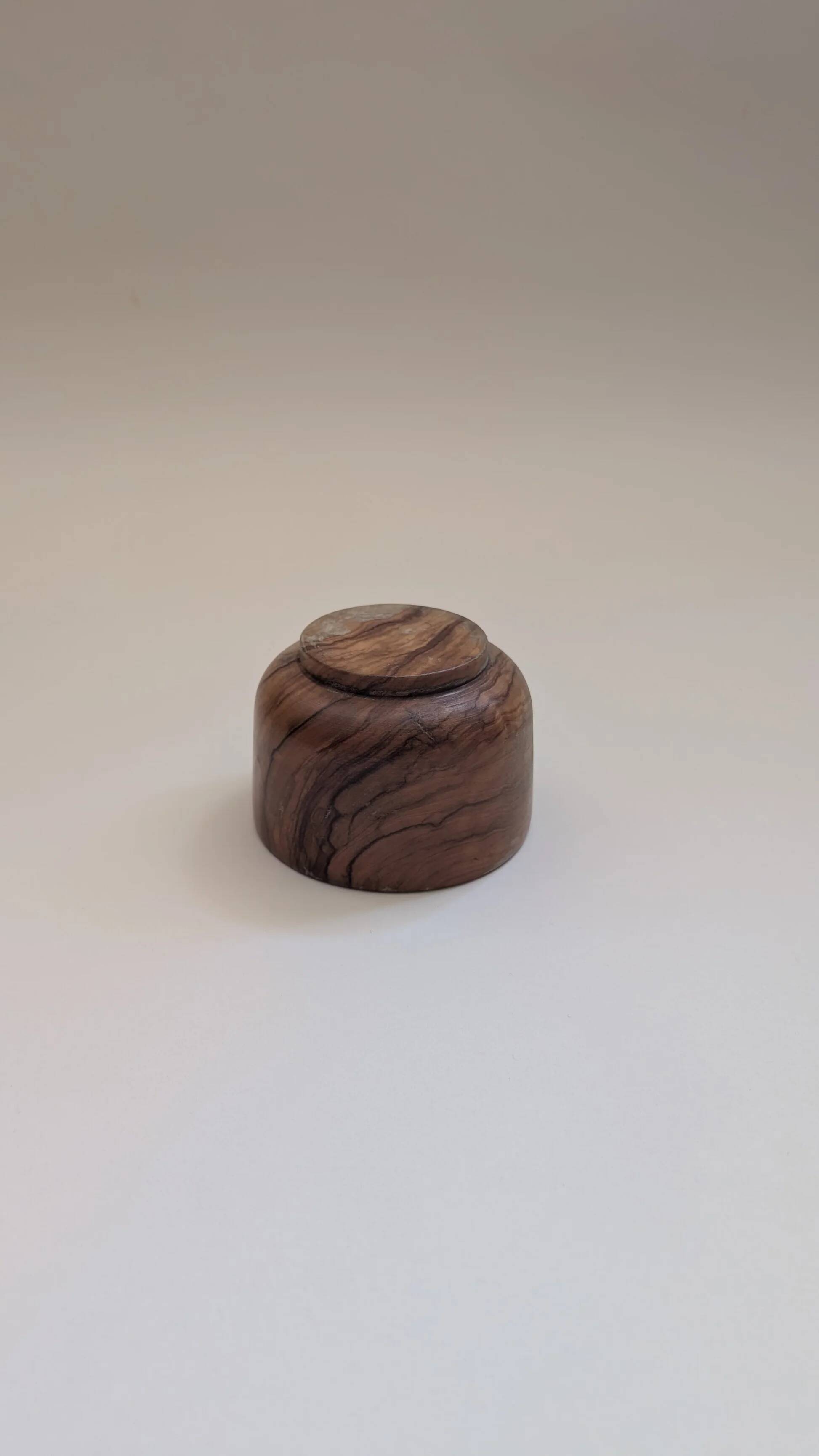 Olive wood bowl