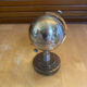 Vintage 1960s Brass World Map Globe Lighter #E2