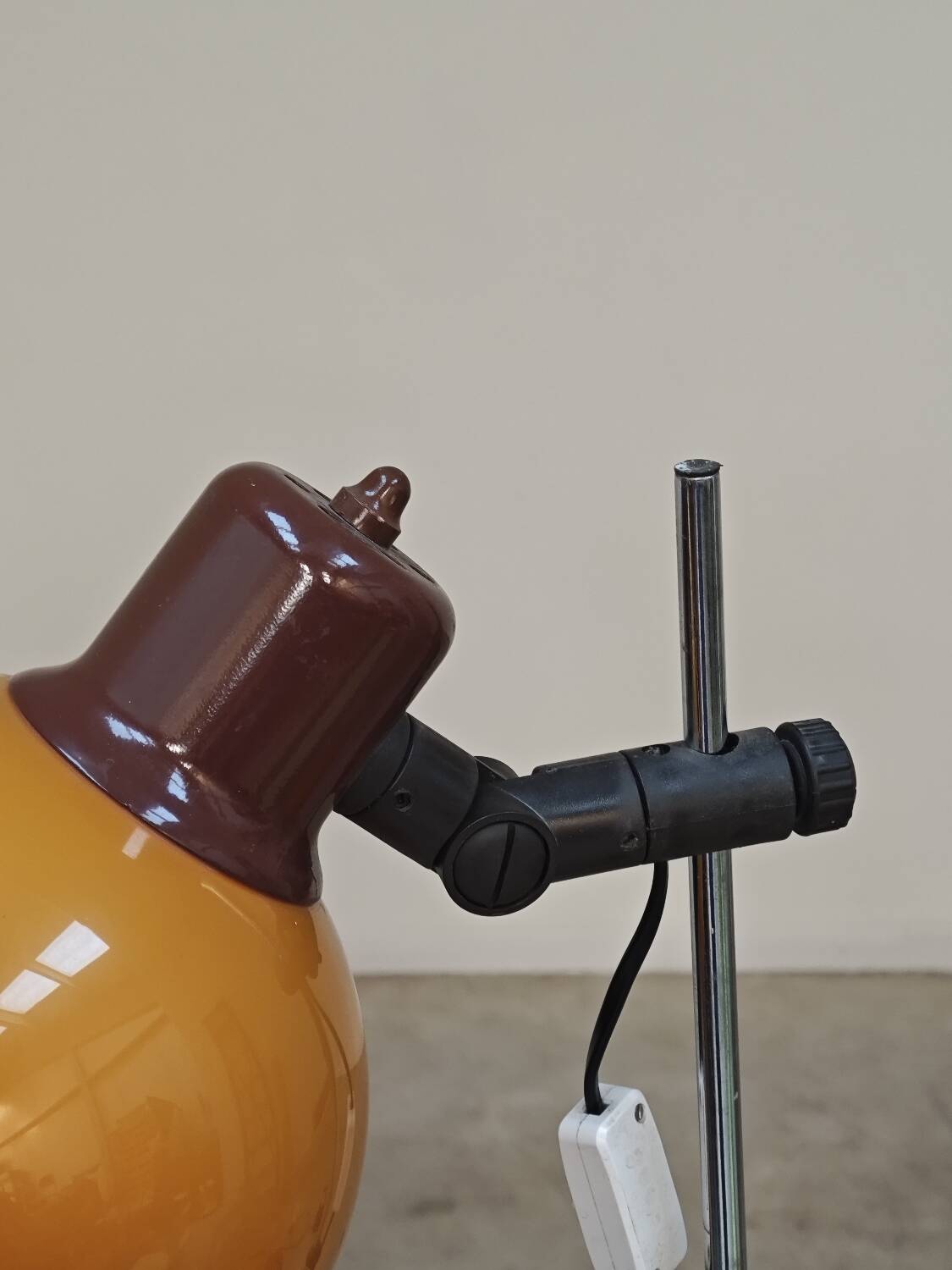 Adjustable Space Age Eye Ball Floor Lamp Hungary 1960