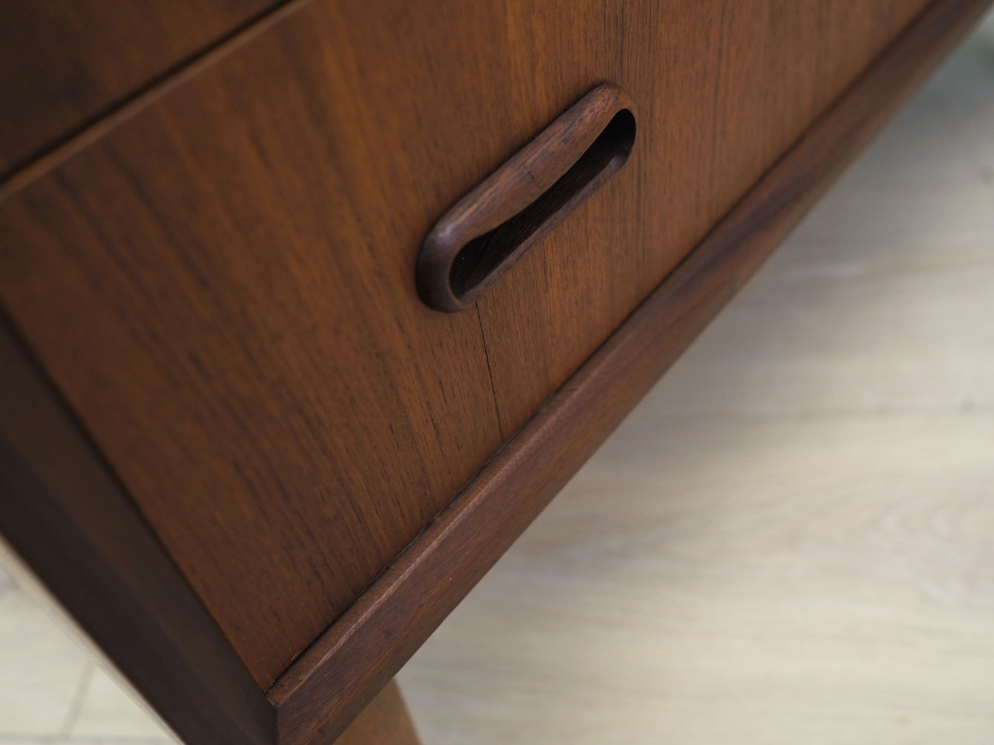Teak chest of drawers, danish design, 1970s, made in denmark