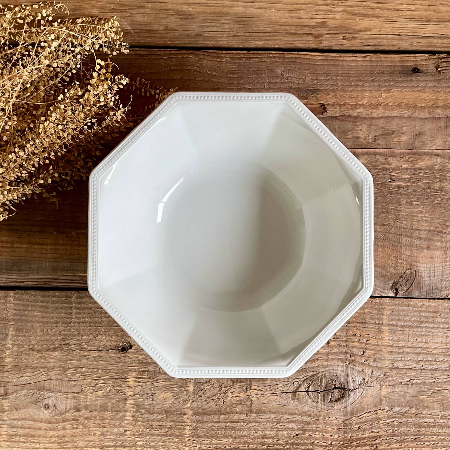 Johnson Brothers England Ironstone Octagonal Deep Dish