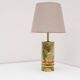 Mid-century modern Italian brass table lamp, 1970s