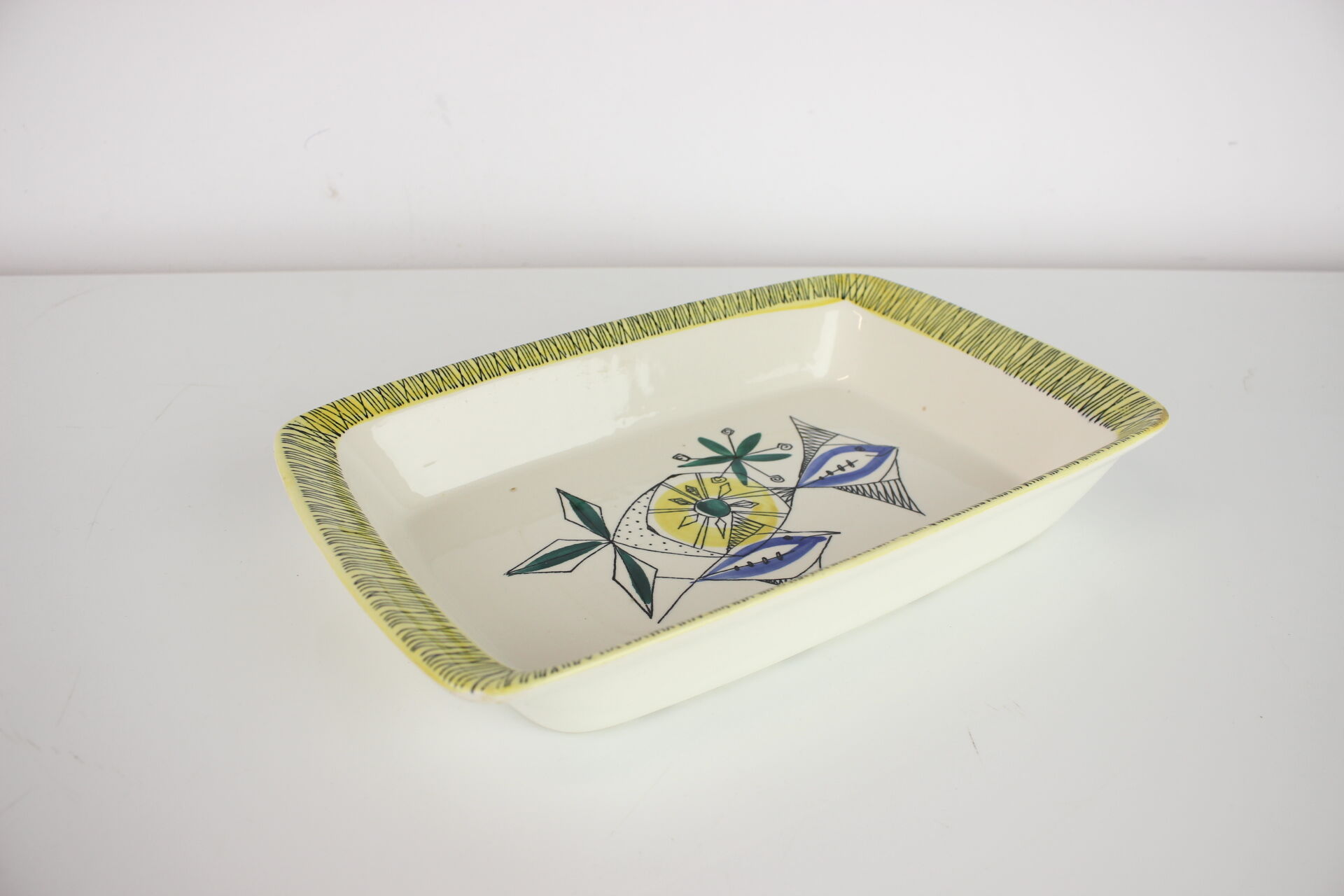 Norway ceramic bowl, bambus ildfast, 1950s