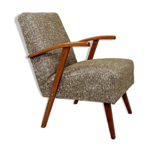 Fauteuil vintage en tissu