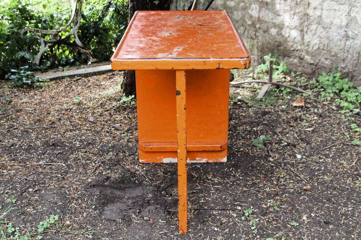 Art deco industrial desk