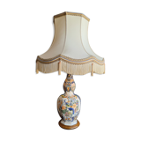 Lamp to be placed in faience