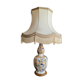 Lampe à poser en faience