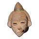 Terracotta mask (terracotta) Punu from Gabon