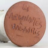 Pitcher the argonauts Vallauris vintage ceramic 50/60