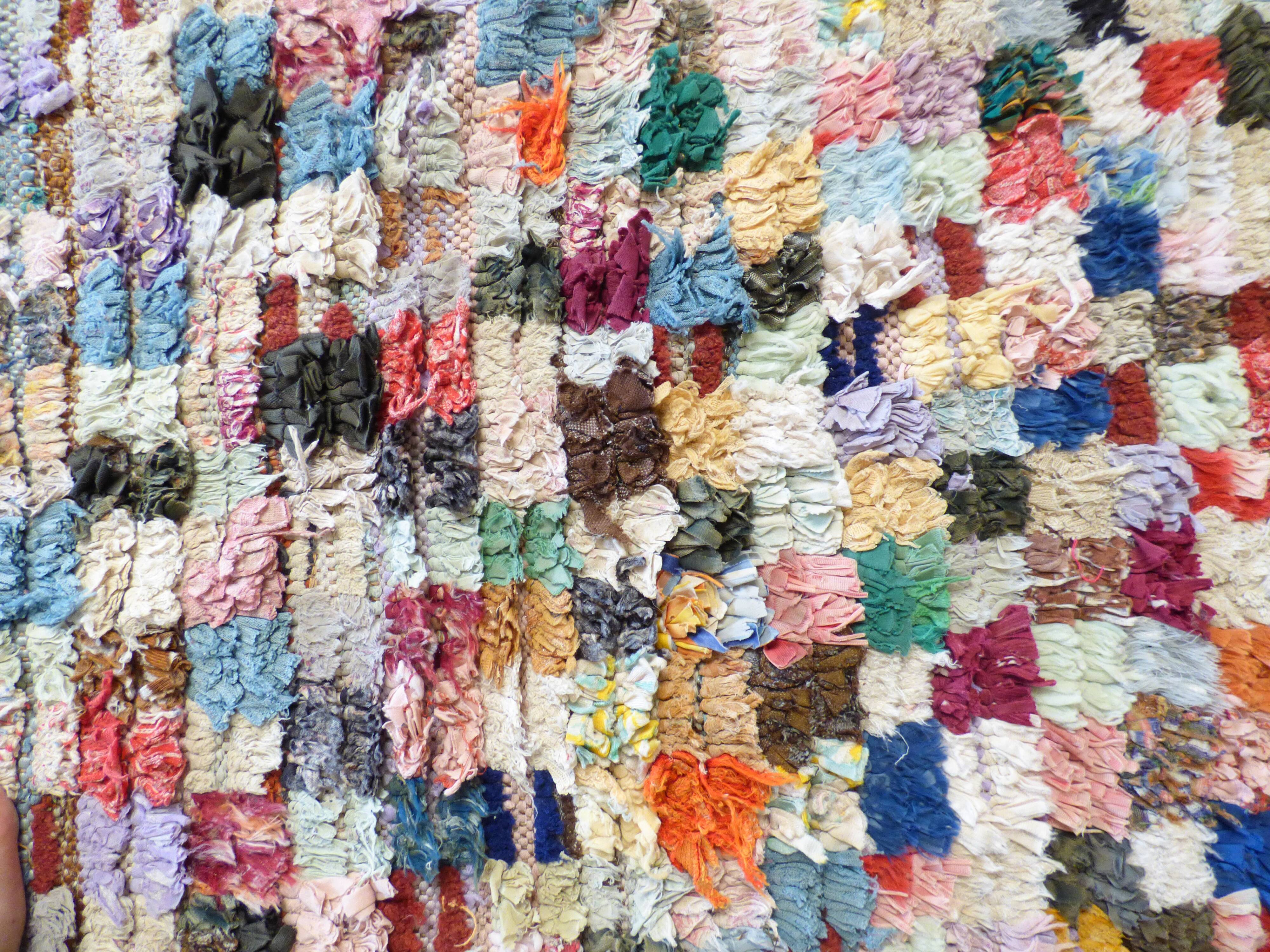 Plaid "corridor" boucherouite rug 100x200cm