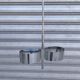 Space age chrome metal pendant light 1970