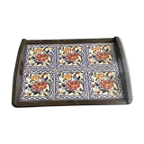 Gien earthenware tile tray