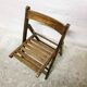 Chaise pliante en bois pour enfant