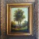 Table XIX° "Shepherdess and her hens" HSP & frame