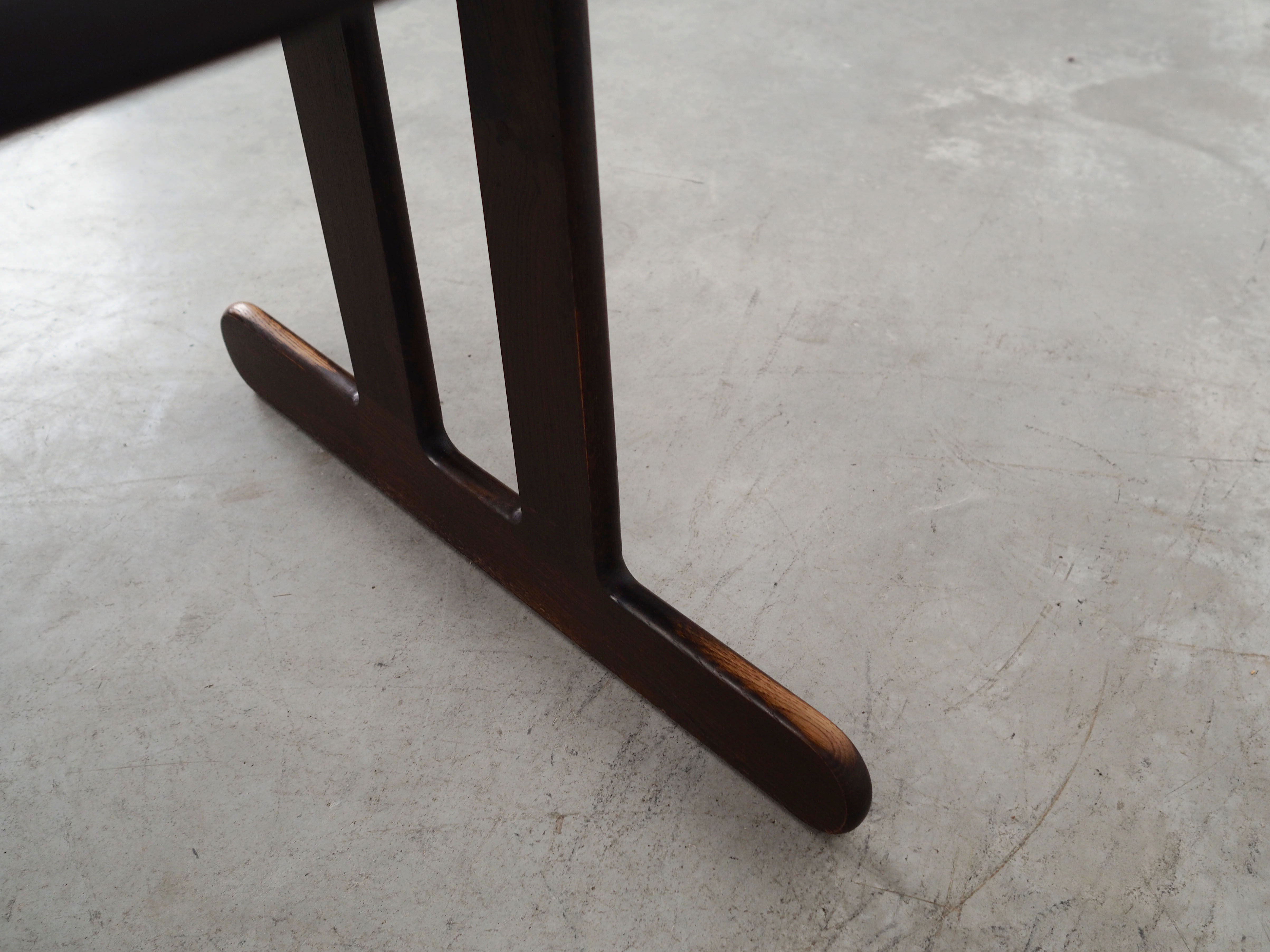 Oak table, Danish design, 1970s, production: Denmark