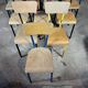 Lot de 16 chaises d'école