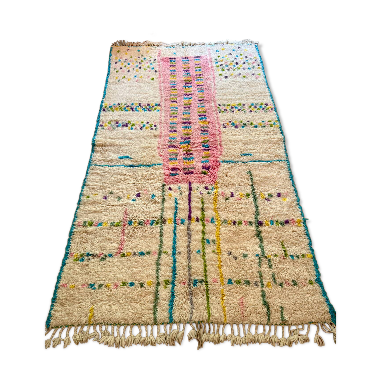 Beni Ouarain Berber rug 100% wool