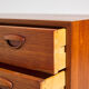 Restored teak dresser by kai kristiansen for feldballes møbler