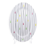 Mid century hand painted platter