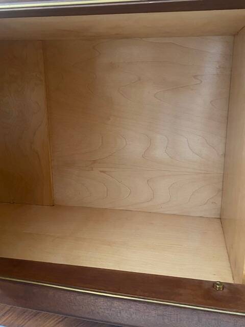 Vintage walnut console enfilade