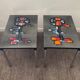 Duo of Belarti side tables from the 60s