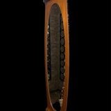 Campo & Graffi - teak vintage wall mirror - 60s mid century modern wood mirror made in italy