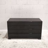 Commode bois laqué design Roche Bobois