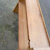 Vintage Scandinavian bookshelf in solid oak from the 1980s.