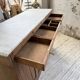 Oak and marble counter 1950