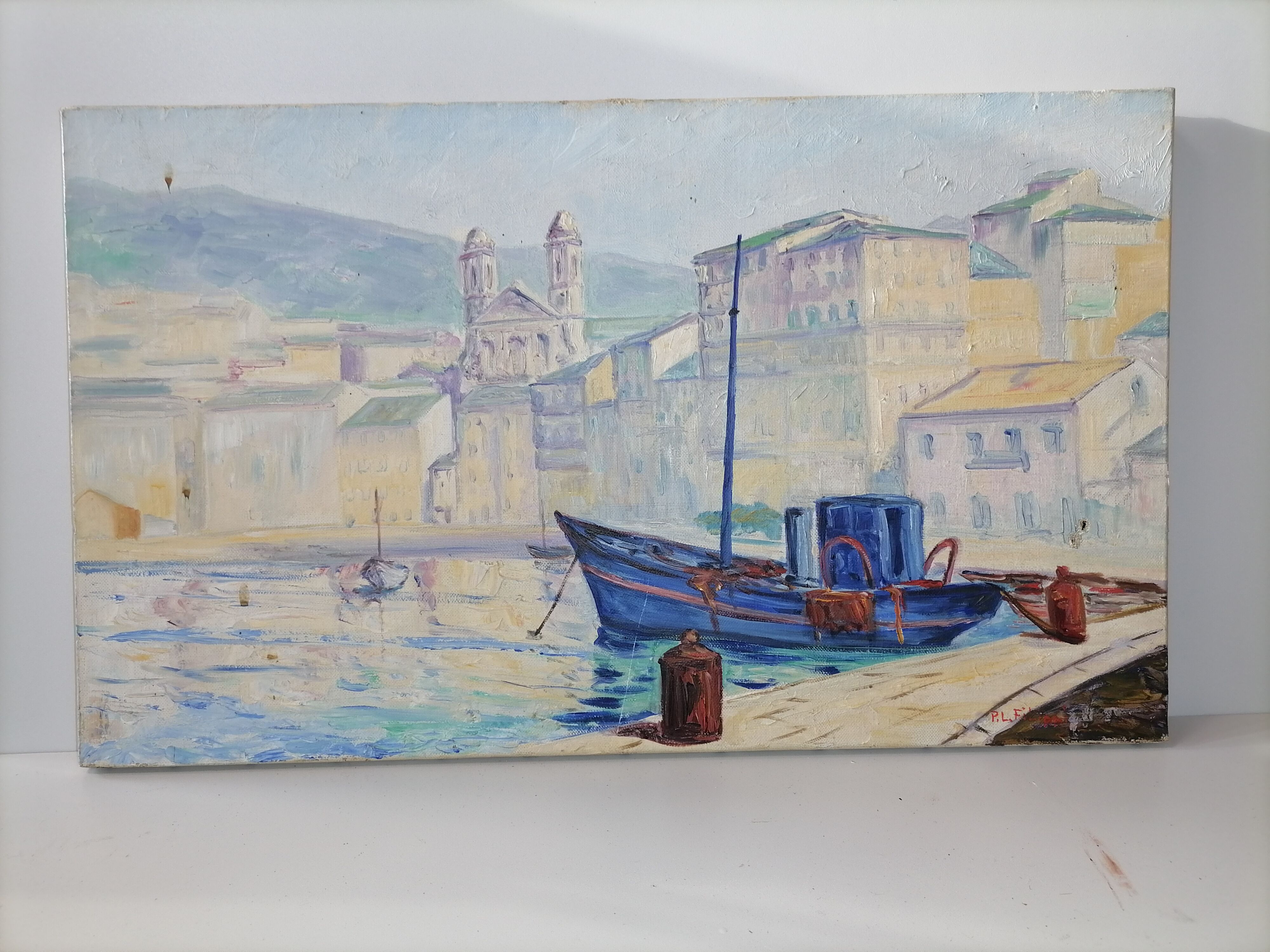 Marine painting Signed PL FILIPPI