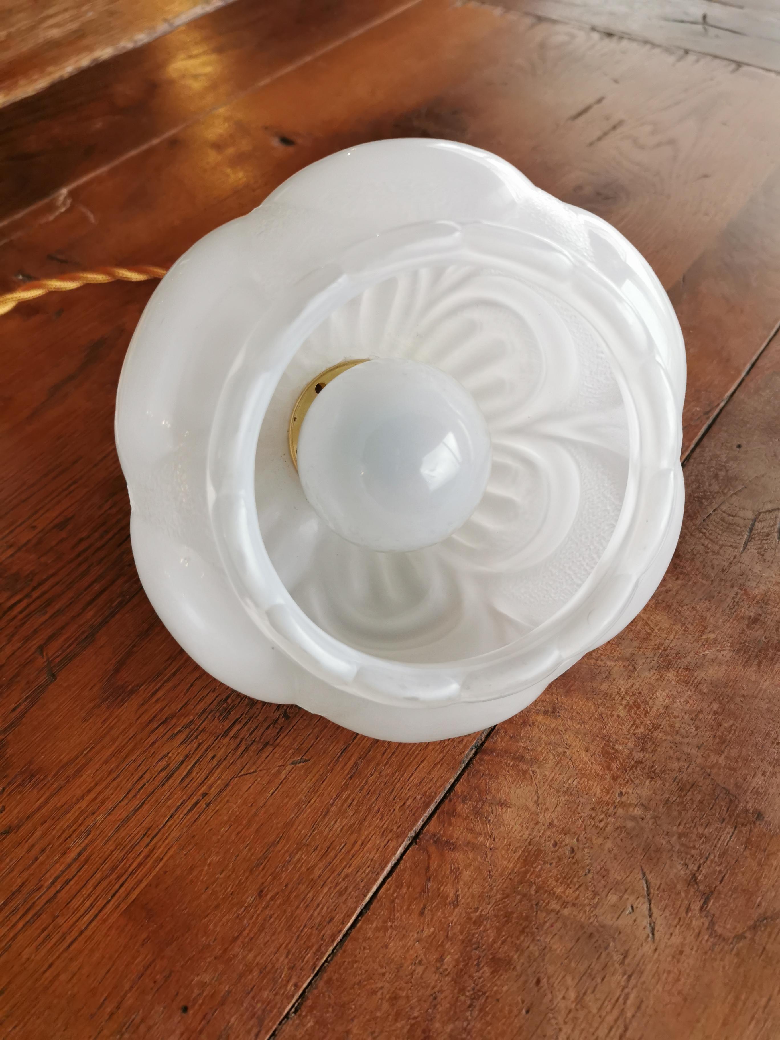 White opaline walker bubbled