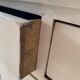 Charming old country sideboard painted in lime white