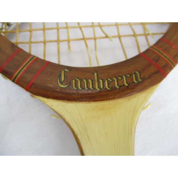 Wood tennis racket A.Joutier Roland Garros collection 1950 | Selency