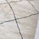 Moroccan Berber carpet with black diamonds 2,36x1.73m