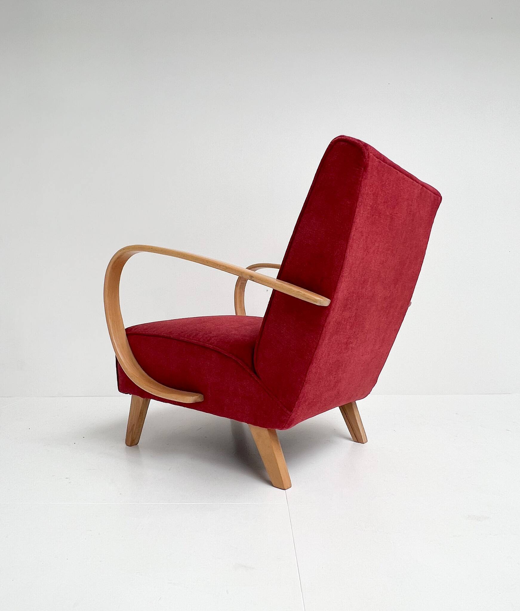 Renovated armchair by Jindrich Halabala, 1950s