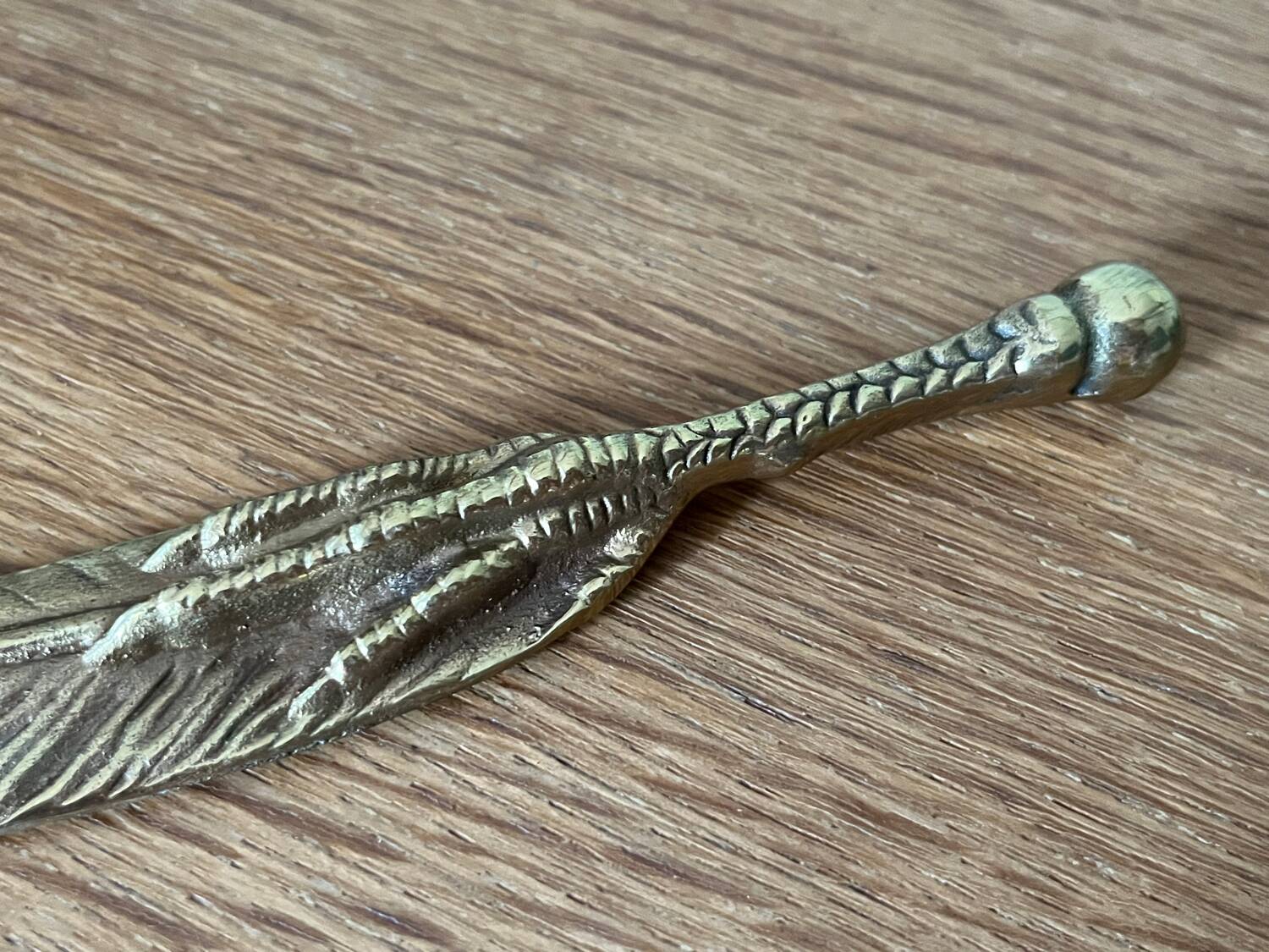 Brass letter opener