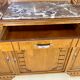 Buffet art deco en chêne massif