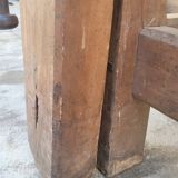 Carpenter's workbench in old solid oak - 2m50