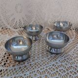 4 stainless steel ice cream/sorbet cups