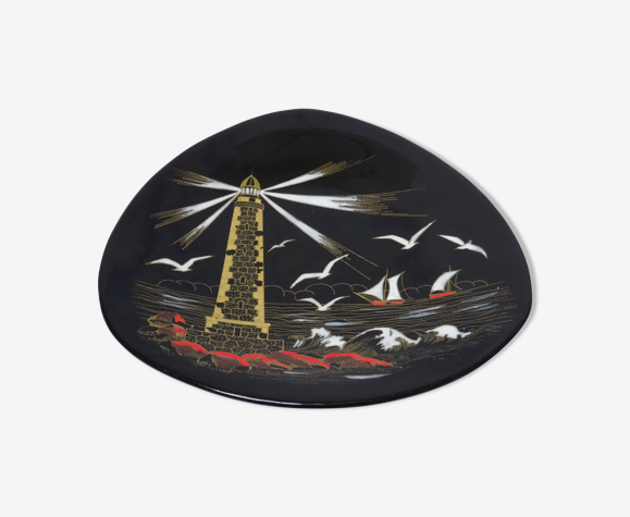 Assiette murale Le Phare Longwy