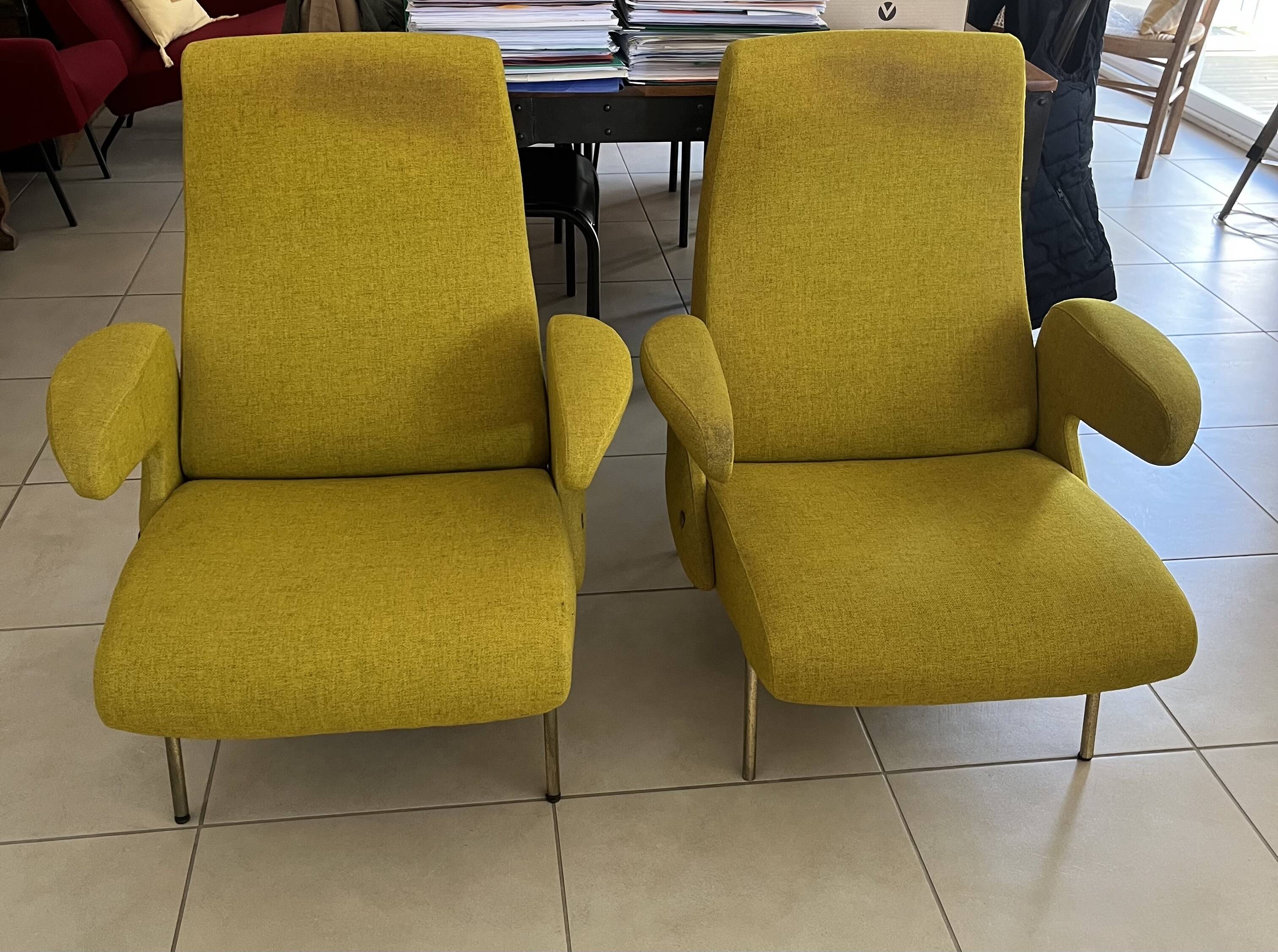 Pair of "Delfino" armchairs by Erberto Carboni for Arflex 19